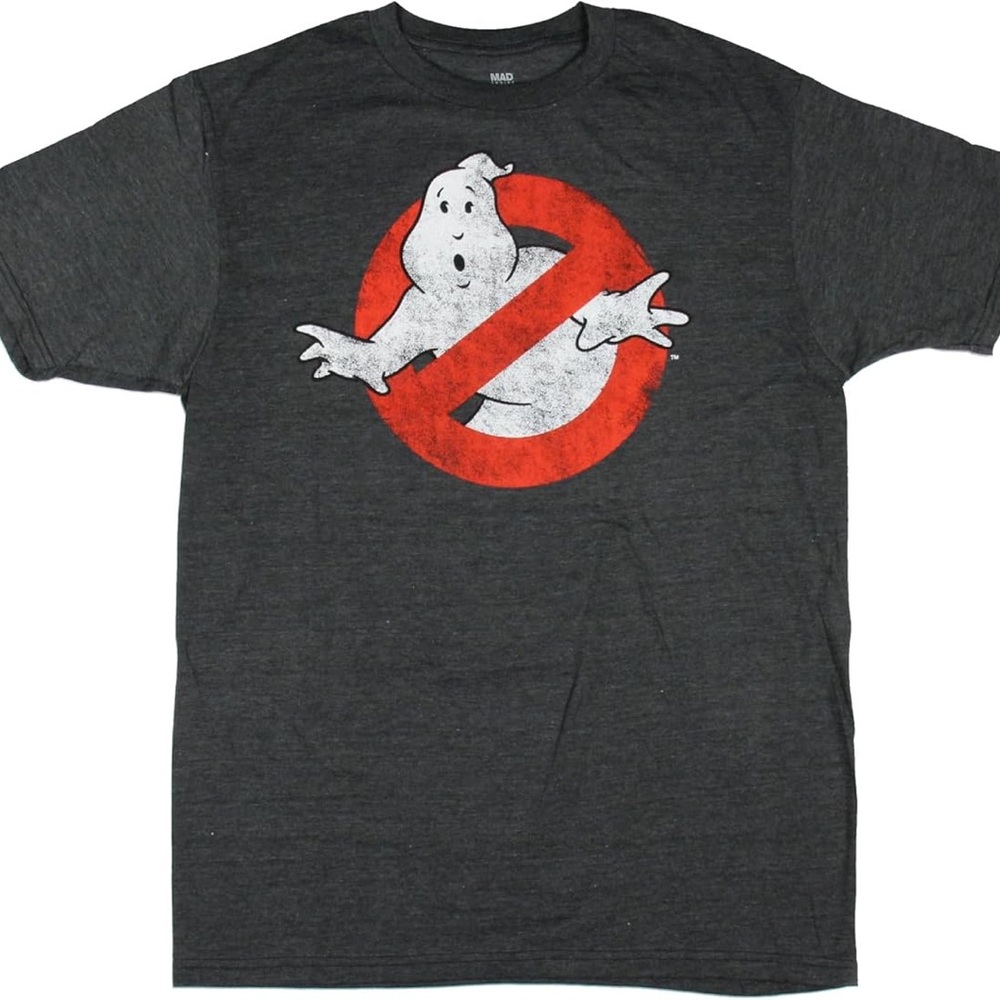 Ghostbusters Distressed Logo Graphic T-Shirt - Men’s Size Large